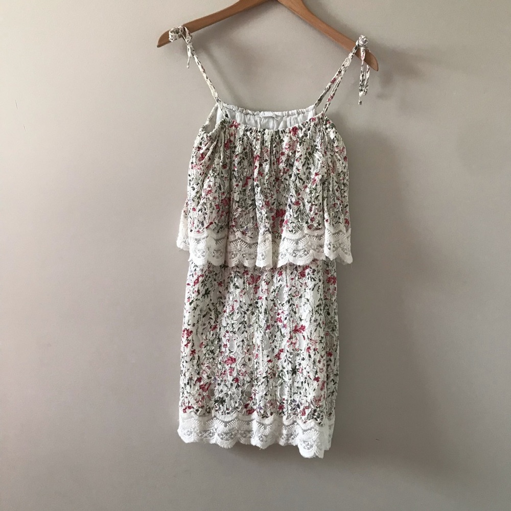 Mango All Lace Mini Dress